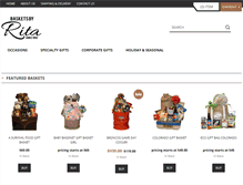 Tablet Screenshot of basketsbyrita.com